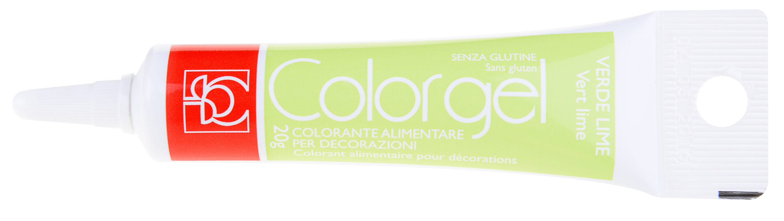 Barwnik spożywczy w żelu limonkowy zielony/Verde lime 20 g Modecor