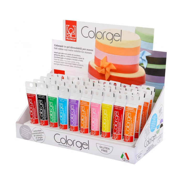 Barwnik spożywczy w żelu cukierkowy różowy/Rosa Candy 20 g Modecor - obrazek 2