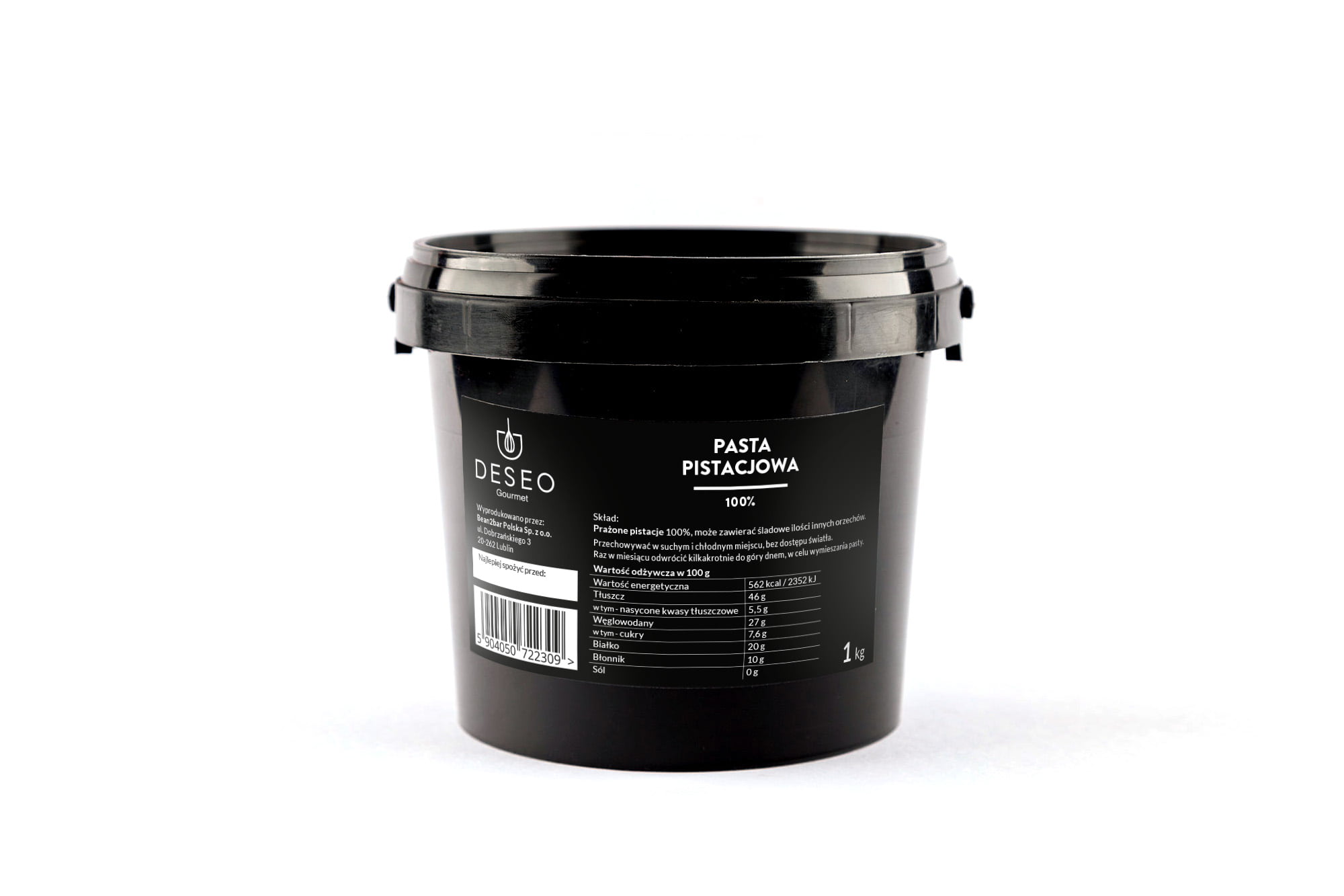 Pasta pistacjowa 100 % Deseo 1 kg