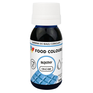 Barwnik spożywczy olejowy do czekolady Błękitny 18 ml - Food Colours