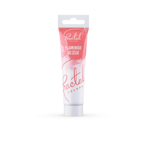 Barwnik spożywczy w żelu Flamingo różowy 30 g - Fractal