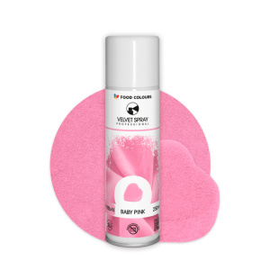 Zamsz w sprayu jasny różowy 250 ml - Food Colours