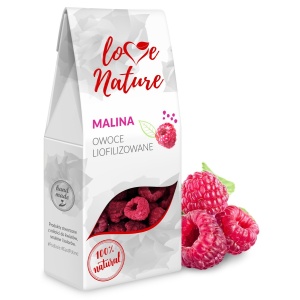 Malina liofilizowana cała 20g - Love Nature