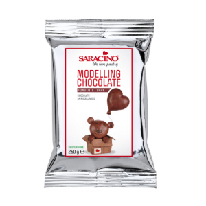 Czekolada plastyczna ciemna (brązowa) 250 g Saracino
