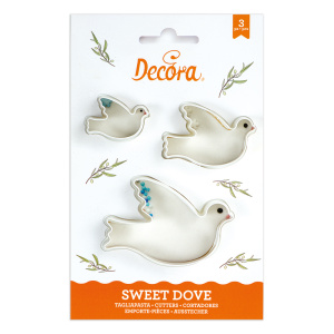 Wykrawacze gołębie 3 szt.- Decora