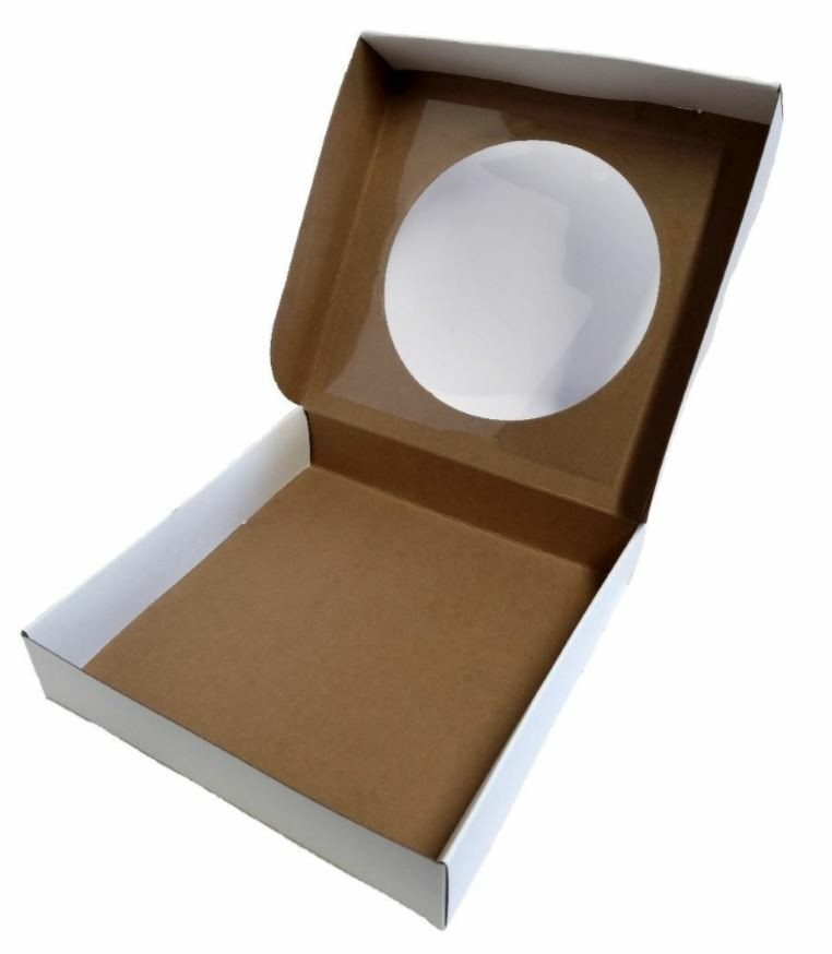 Opakowanie na tartę z okienkiem 27*27*6 cm - obrazek 3