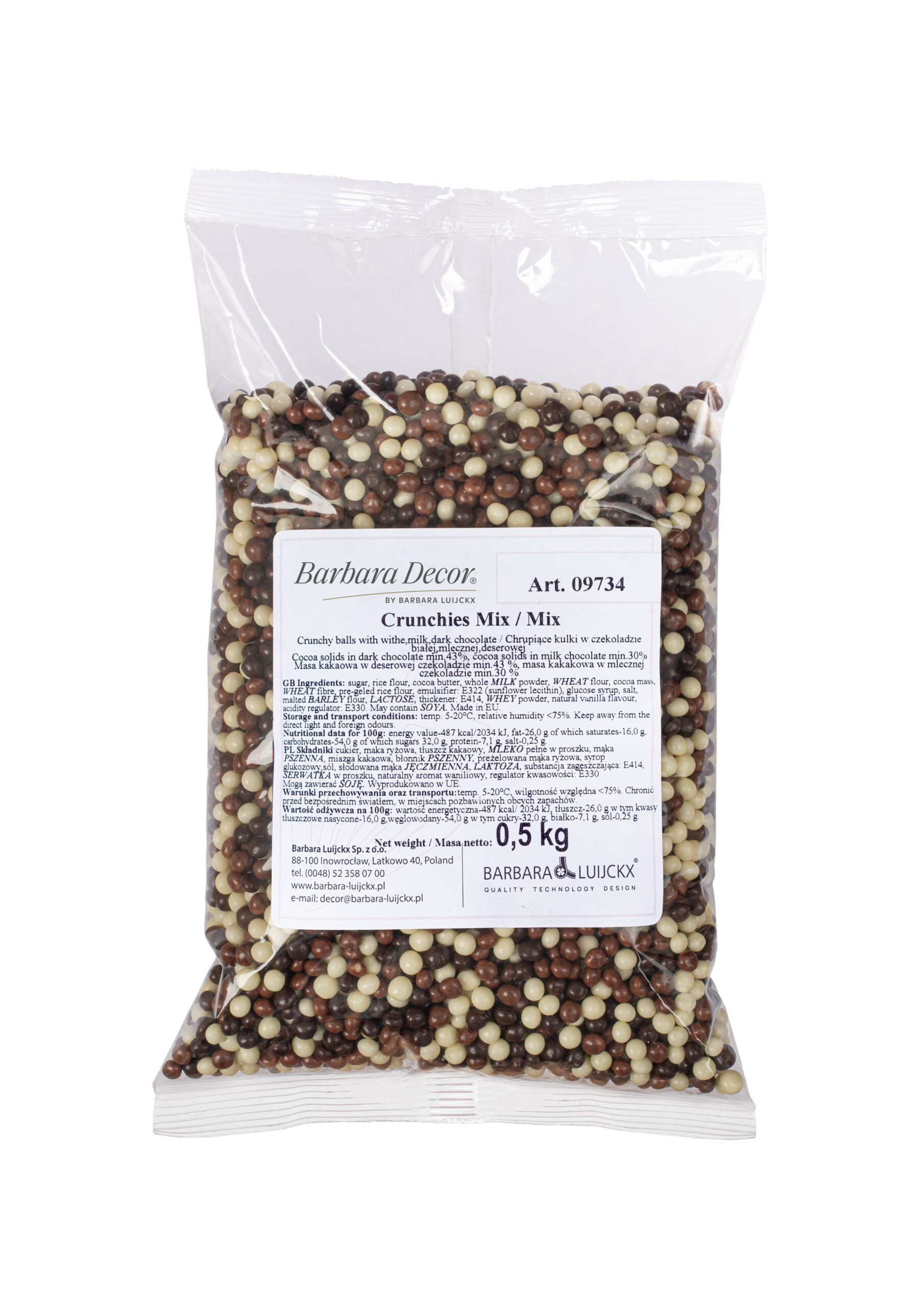 Chrupiące kuleczki ryżowe MIX 500g