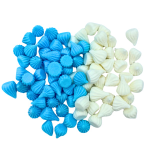 Posypka cukrowa Mini beziki biało-niebieskie, 20g