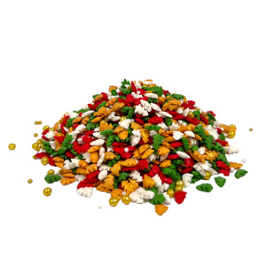 Posypka cukrowa „Świąteczne choinki kolorowe mix”, 50 g
