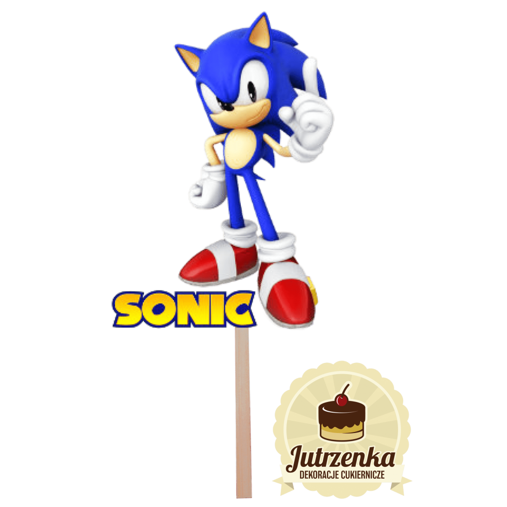 Figurka cukrowa - 2D - SONIC