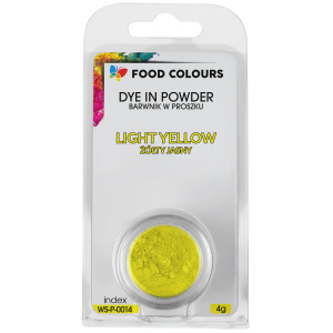 Barwnik spożywczy w proszku Żółty Jasny 4 g, Food Colours