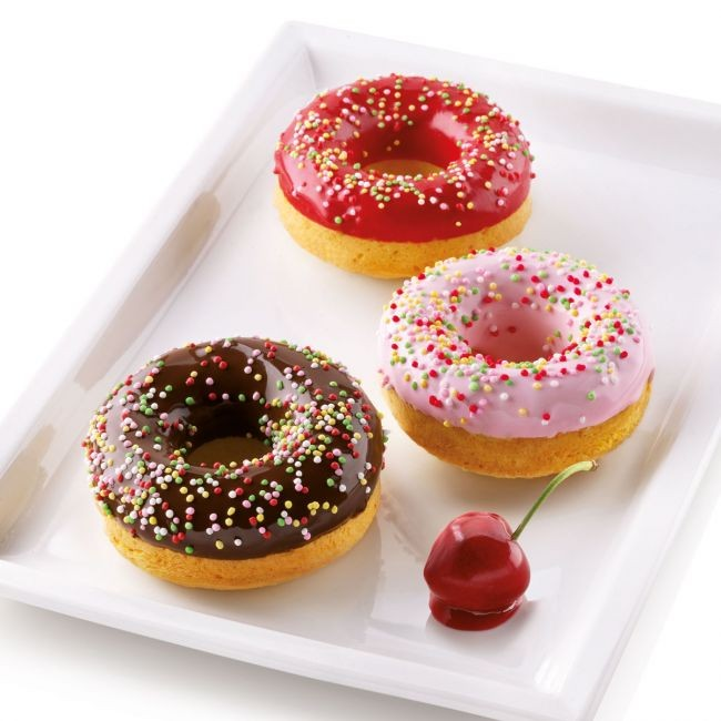 Forma silikonowa Donuts 75 mm, Silikomart - obrazek 2