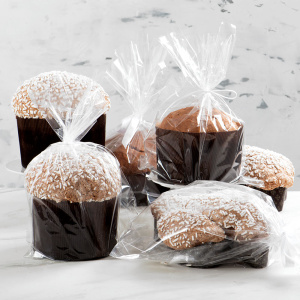 Woreczki celofanowe na panettone 25 x 35 cm, 1 szt.