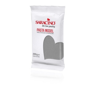 Masa cukrowa Saracino do figurek 250 g szara