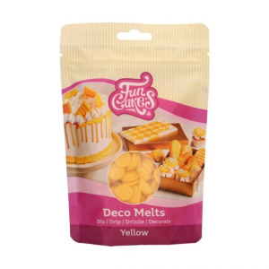 Surogat czekoladowy w pastylkach żółty 250 g - FunCakes