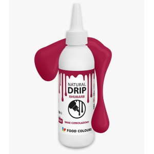 Drip czekoladowy czerwony Rhubarb 100g, Food Colours