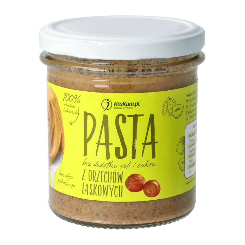 Pasta z orzechów laskowych Krukam 300 g