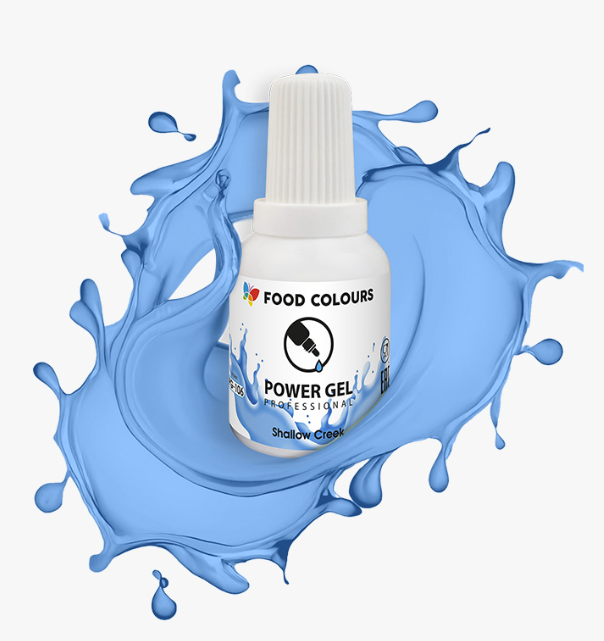 Barwnik spożywczy w żelu Power Gel 20 g błękitny Shallow Creek