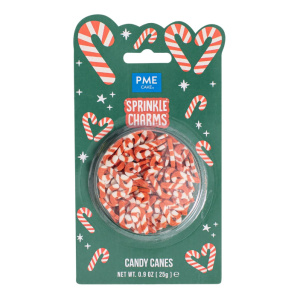 Świąteczna posypka w kształcie lasek cukrowych, 25g, PME