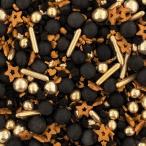 Posypka BLACK GLAM z czekoladą, 110 g