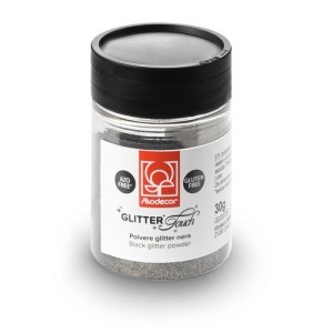 Czarny brokat Black Glitter 40 g, Modecor